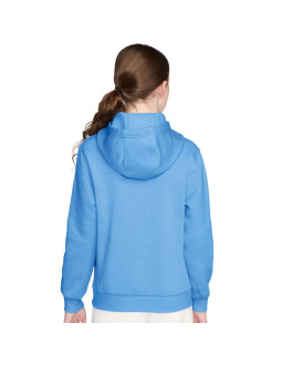 Bluza dla dzieci nike sportswear club fleece jasnoniebieska fd3000 497 2