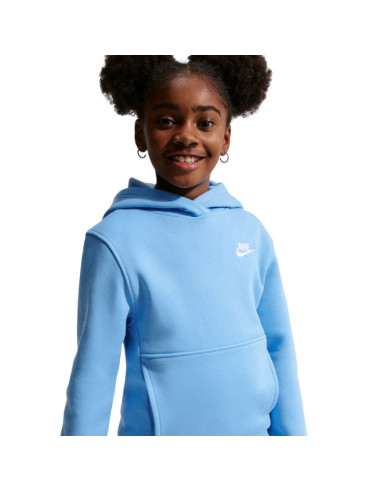 Bluza dla dzieci nike sportswear club fleece jasnoniebieska fd3000 497
