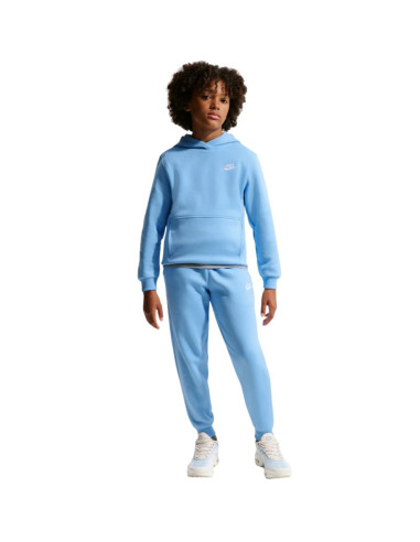 Bluza dla dzieci nike sportswear club fleece jasnoniebieska fd3000 497