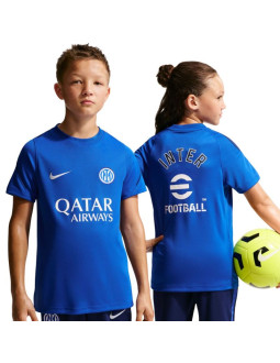 Koszulka dla dzieci nike inter mediolan strike niebieska ir0095 439