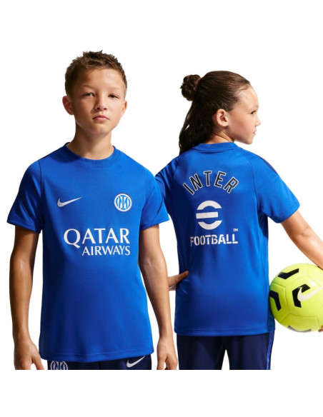 Koszulka dla dzieci nike inter mediolan strike niebieska ir0095 439