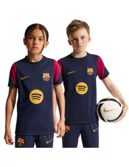 Koszulka dla dzieci nike fc barcelona strike granatowo-bordowa ii3237 401