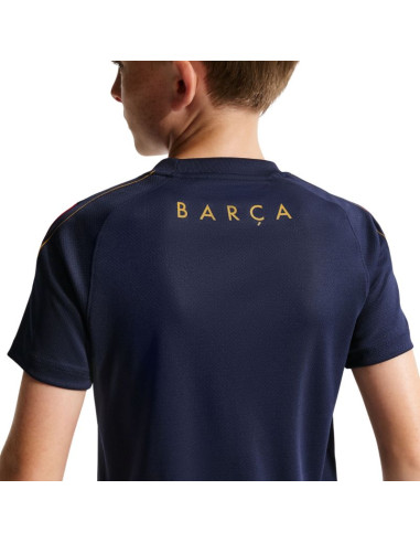 Koszulka dla dzieci nike fc barcelona strike granatowo-bordowa ii3237 401