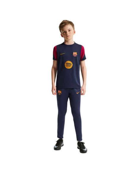 Koszulka dla dzieci nike fc barcelona strike granatowo-bordowa ii3237 401