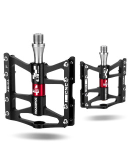 Pedały rowerowe rockbros jt410 4.10 4 łożyska - czarne