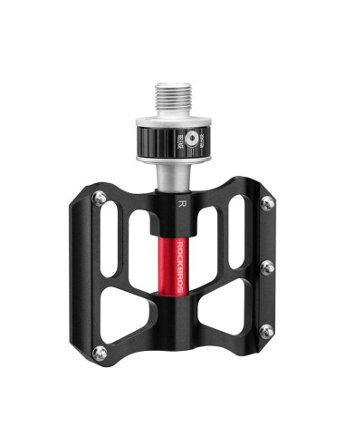Pedały rowerowe rockbros k3462f-bk odłączane z szybkozłączem - czarne
