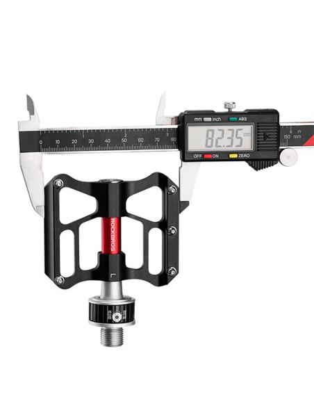 Pedały rowerowe rockbros k3462f-bk odłączane z szybkozłączem - czarne