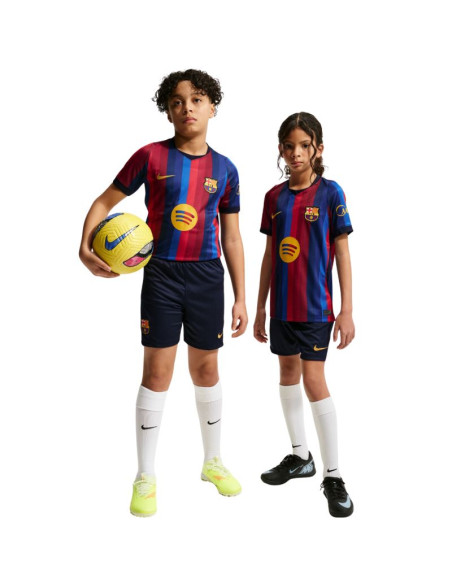 Spodenki dla dzieci nike fc barcelona 2026/27 stadium home granatowe ii1719 498