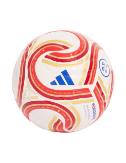 Piłka nożna adidas spain rfef 26/27 competition biało-czerwono-pomarańczowa ke5081 2