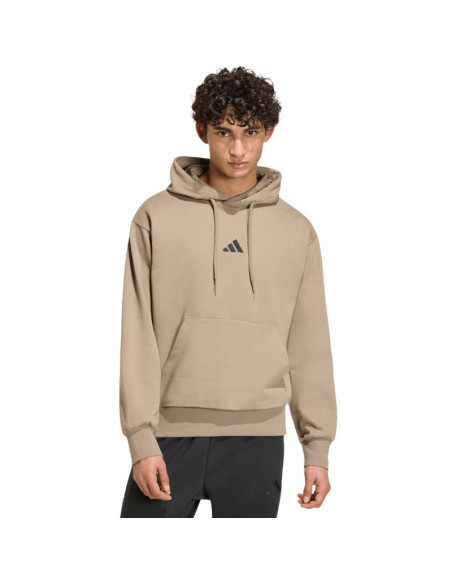 Bluza męska adidas essentials feelcozy beżowa kf2364