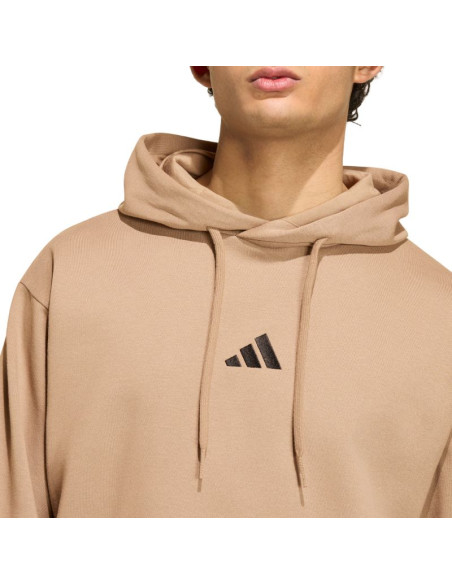 Bluza męska adidas essentials feelcozy beżowa kf2364