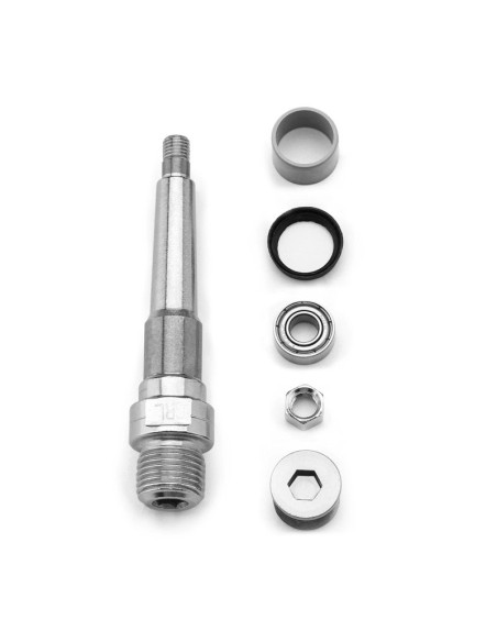 Pedały rowerowe rockbros k307pt aluminiowe odblaskowe platformowe - czarne