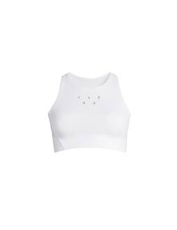 Biustonosz sportowy casall iconic longline sports bra biały