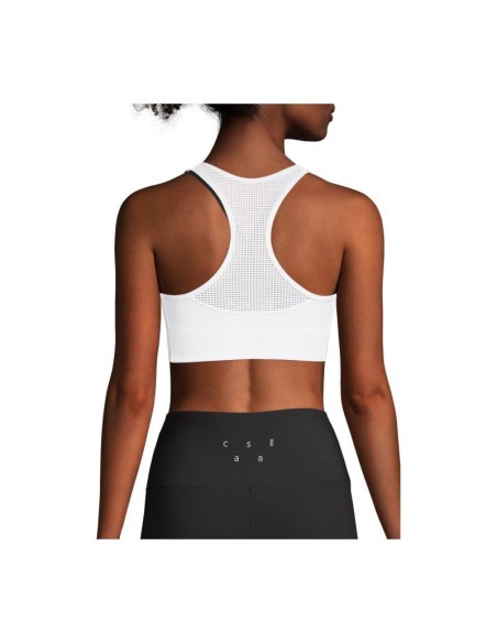 Biustonosz sportowy casall iconic longline sports bra biały