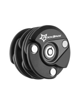 Zapięcie rowerowe rockbros wl798 składane u-lock - czarne