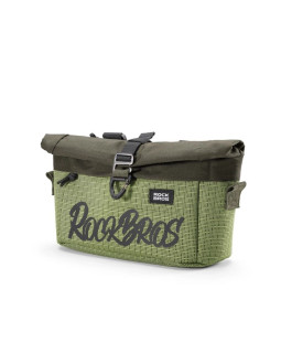 Torba rowerowa rockbros w020-1 na kierownicę składana - zielona
