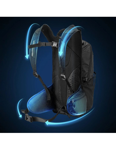 Plecak rockbros h9 miejski 20 l lekki wodoodporny - czarny