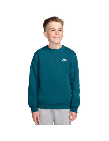 Bluza dla dzieci nike sportswear club fleece zielona fd3006 372