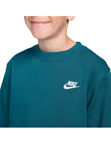 Bluza dla dzieci nike sportswear club fleece zielona fd3006 372