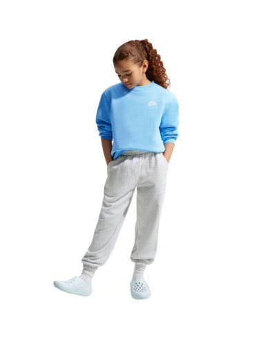 Bluza dla dzieci nike sportswear club fleece jasnoniebieska fd3006 497