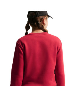 Bluza dla dzieci nike sportswear club fleece czerwona fd3006 608 2