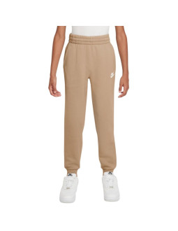 Spodnie dla dzieci nike sportswear club fleece beżowe fd3008 286