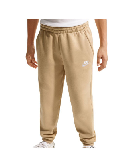 Spodnie dla dzieci nike sportswear club fleece beżowe fd3008 286