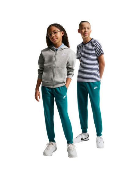 Spodnie dla dzieci nike sportswear club fleece zielone fd3008 372
