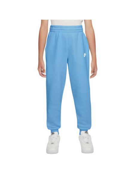 Spodnie dla dzieci nike sportswear club fleece jasnoniebieskie fd3008 497