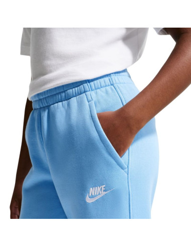 Spodnie dla dzieci nike sportswear club fleece jasnoniebieskie fd3008 497