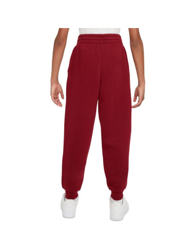 Spodnie dla dzieci nike sportswear club fleece czerwone fd3008 608