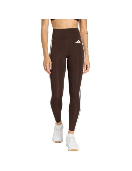 Legginsy damskie adidas optimé essentials 7/8 brązowe kc2947
