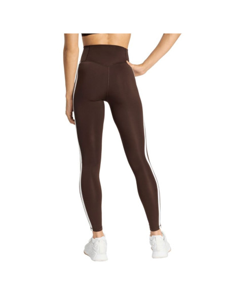 Legginsy damskie adidas optimé essentials 7/8 brązowe kc2947