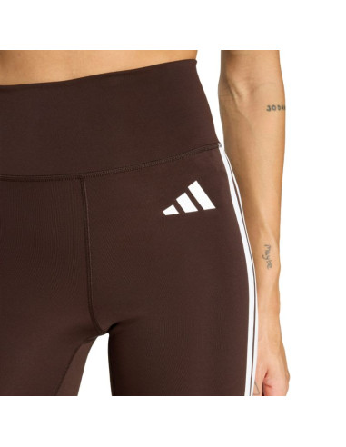 Legginsy damskie adidas optimé essentials 7/8 brązowe kc2947