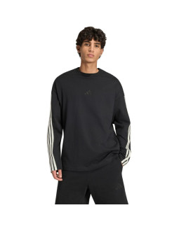 Koszulka męska adidas kit 3-stripes long sleeve czarna kf2427