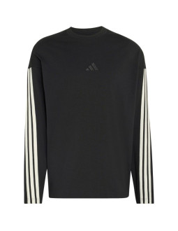 Koszulka męska adidas kit 3-stripes long sleeve czarna kf2427 2