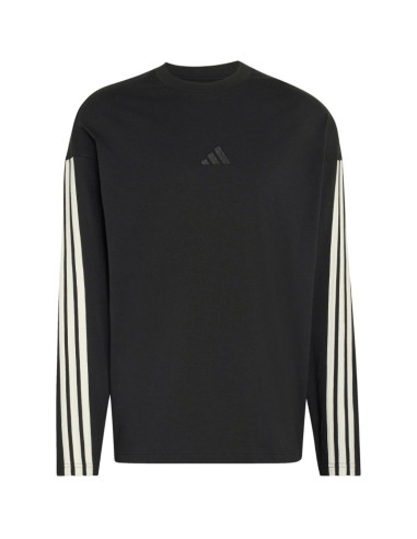 Koszulka męska adidas kit 3-stripes long sleeve czarna kf2427