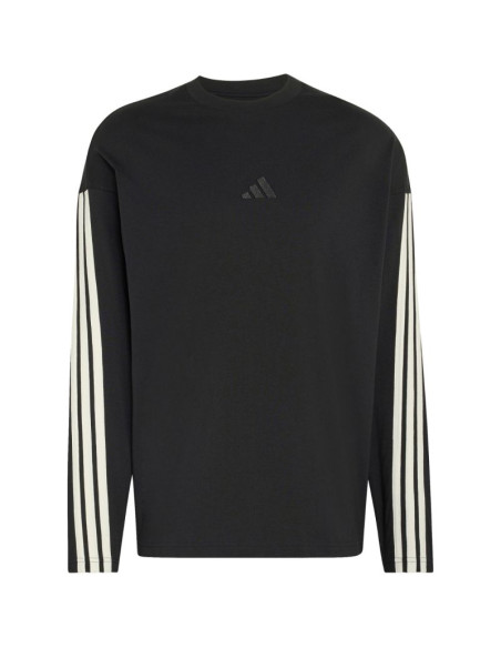 Koszulka męska adidas kit 3-stripes long sleeve czarna kf2427