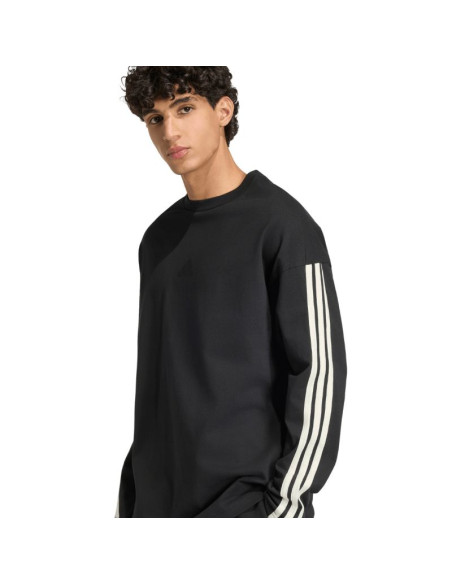 Koszulka męska adidas kit 3-stripes long sleeve czarna kf2427