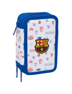 Fc barcelona piórnik z wyposażeniem triple filled pencil case 37 pcs 412648857