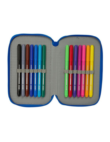 Fc barcelona piórnik z wyposażeniem triple filled pencil case 37 pcs 412648857
