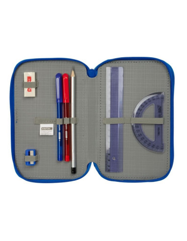 Fc barcelona piórnik z wyposażeniem triple filled pencil case 37 pcs 412648857