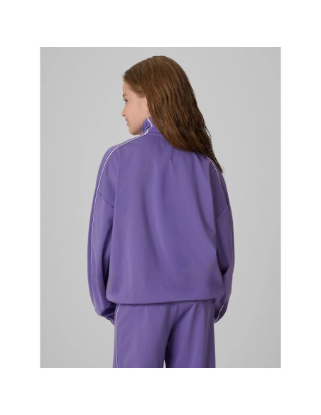 Bluza sportowa loose bez kaptura dziewczęca 4f 4fjrss26tswsf3057-51s