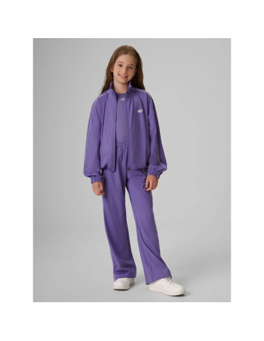 Bluza sportowa loose bez kaptura dziewczęca 4f 4fjrss26tswsf3057-51s