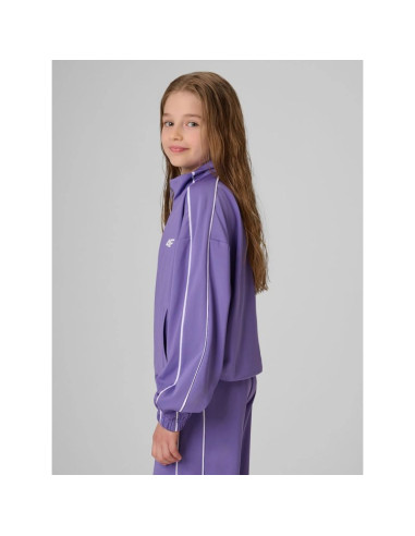 Bluza sportowa loose bez kaptura dziewczęca 4f 4fjrss26tswsf3057-51s