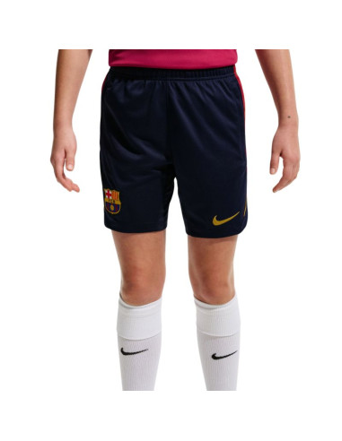 Spodenki dla dzieci nike fc barcelona strike granatowe ii2708 498