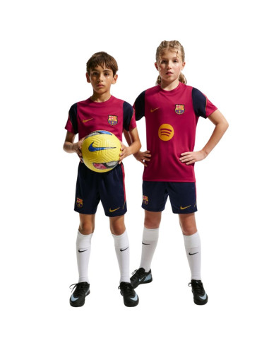 Spodenki dla dzieci nike fc barcelona strike granatowe ii2708 498