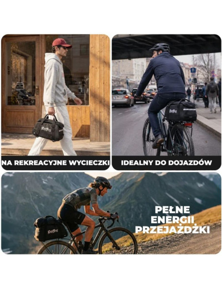 Rockbros torba na bagażnik 30140124001 3w1 (10,5l)