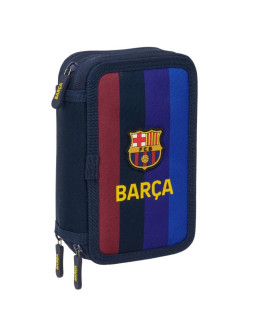 Fc barcelona piórnik z wyposażeniem triple filled pencil case 37 pcs 412629857