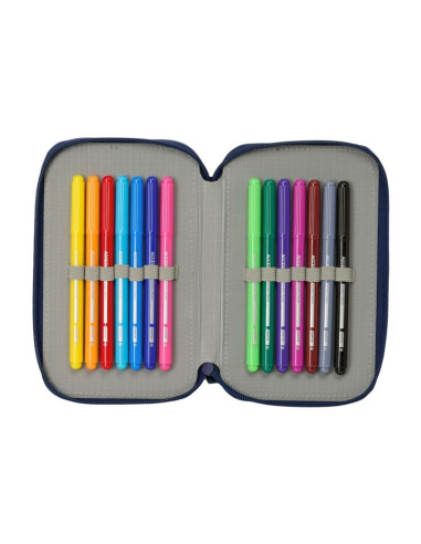 Fc barcelona piórnik z wyposażeniem triple filled pencil case 37 pcs 412629857